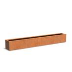 Cortenstaal plantenbak 300x40x40cm - 2mm dik - Met bodem, Tuin en Terras, Bloembakken en Plantenbakken, 100 cm of meer, Nieuw