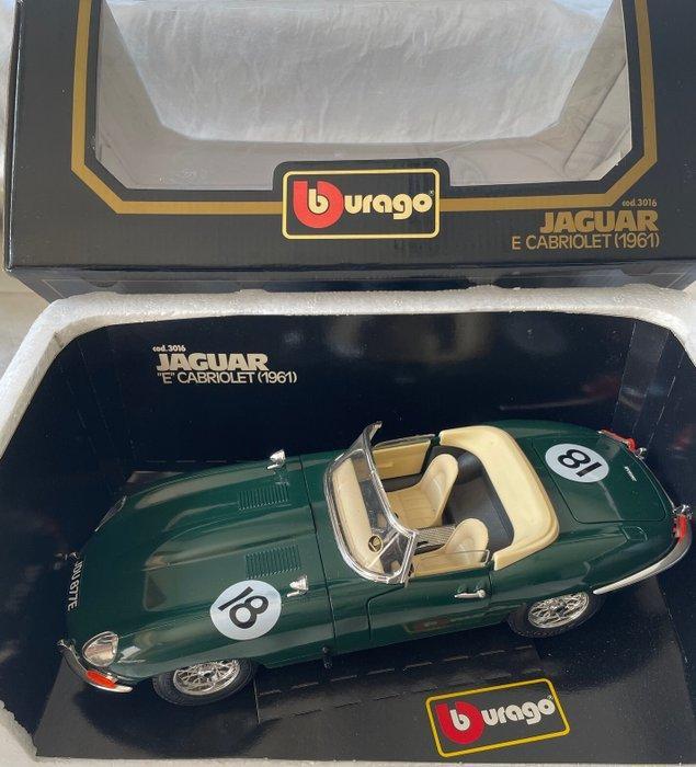 Bburago 1:18 - Modelauto - Jaguar E Cabriolet (1961) -, Hobby en Vrije tijd, Modelauto's | 1:5 tot 1:12