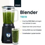 2dekans | MOA Blender - Smoothie Maker met 1,5L Glazen Kan -, Ophalen of Verzenden, Zo goed als nieuw
