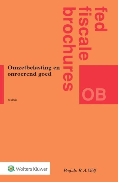 9789013108606 Feds fiscale brochures  -   Omzetbelasting..., Boeken, Schoolboeken, Zo goed als nieuw, Verzenden