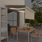 vidaXL Luifel handmatig uittrekbaar met rolgordijn LED 3x2,5, Verzenden, Nieuw