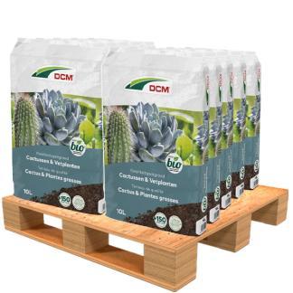 Cactussen en vetplanten potgrond pallet | 500 L | DCM, Tuin en Terras, Aarde en Mest, Verzenden