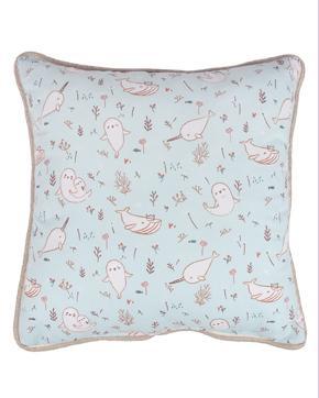 Kinderkamer Kussen Watervriendjes, Huis en Inrichting, Woonaccessoires | Kussens, Overige kleuren, Nieuw, Vierkant