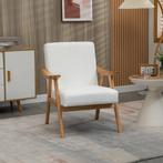 TRUUSK Gestoffeerde Fauteuil Lounge Stoel - Fluweel Look - A, Huis en Inrichting, Stoelen, Verzenden, Nieuw