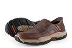 Skechers Instappers in maat 40 Bruin | 10% extra korting, Kleding | Heren, Bruin, Verzenden, Overige typen, Zo goed als nieuw