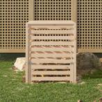 vidaXL Compostbak 82,5x82,5x99,5 cm massief grenenhout, Tuin en Terras, Overige Tuin en Terras, Verzenden, Nieuw
