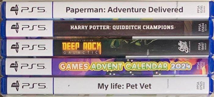 Sony - PlayStation 5 [PS5] - 5 various games [4x Sealed] -, Spelcomputers en Games, Spelcomputers | Overige Accessoires