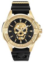 Philipp Plein PWAAA0221 The Skull horloge 44 mm, Overige merken, Staal, Verzenden, Polshorloge
