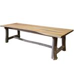 Pearl dining tuintafel 250x100xH77,5 cm teak, Ophalen of Verzenden, Nieuw, Teakhout