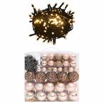vidaXL 120-delige Kerstballenset met piek en 300 LEDs, Diversen, Kerst, Verzenden, Nieuw