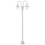 Tuinverlichting Paal 220cm - wit - Retourdeal, bespaar!, Staande lamp, Ophalen of Verzenden, Netvoeding, 50 tot 250 watt