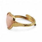 Koraal - Zilver - Ring - Italiaanse ambacht, Verzamelen, Mineralen en Fossielen