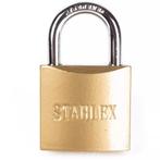 Stahlex Hangslot - 32 mm - Inclusief 3 sleutels - Gemoffe..., Doe-het-zelf en Verbouw, IJzerwaren en Bevestigingsmiddelen, Ophalen of Verzenden