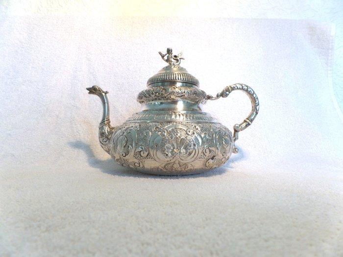 Theepot - .925 zilver - Friesland 18e eeuw, Antiek en Kunst, Antiek | Goud en Zilver