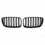 Mat Zwart Nieren Grill Set BMW X3 E83 2006-10 Facelift B0204, Nieuw, Voor, BMW