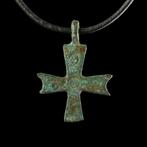 Middeleeuwen, kruisvaardersperiode Brons Templar Cross, Antiek en Kunst