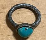 Turquoise - Zilver - Ring - Art Qajar, Antiek en Kunst