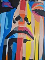 Franklin van Dam - Why Not Origineel Pop-Art Portret, Antiek en Kunst