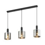 Hanglamp 3xE27 Smoky Glass, Huis en Inrichting, Lampen | Hanglampen, Verzenden, Nieuw, Metaal, Trendy verlichting
