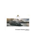 2014 PORSCHE PANAMERA TURBO S HARDCOVER BROCHURE NEDERLANDS, Boeken, Auto's | Folders en Tijdschriften, Nieuw, Porsche, Author