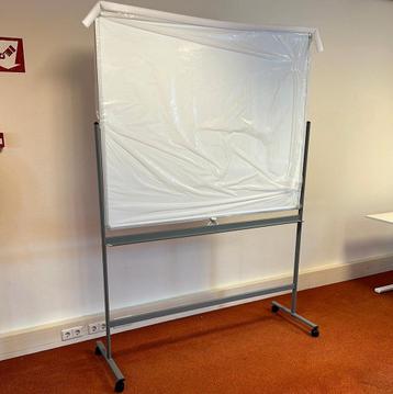 Gelakt magnetisch whiteboard, mobiel en keerbaar beschikbaar voor biedingen