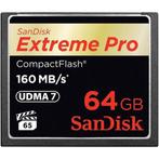 Sandisk CF 64GB Extreme Pro 160MB/s, Audio, Tv en Foto, Fotografie | Geheugenkaarten, Nieuw, Overige merken, Overige typen, Ophalen of Verzenden