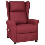 Relaxfauteuil stof | 6-Punts Massage | Tweedekansje | OP=OP, Huis en Inrichting, Fauteuils, Ophalen of Verzenden, Nieuw, 75 tot 100 cm
