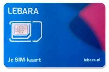 Lebara Simkaart 3GB + 300 minuten + 1.000 sms