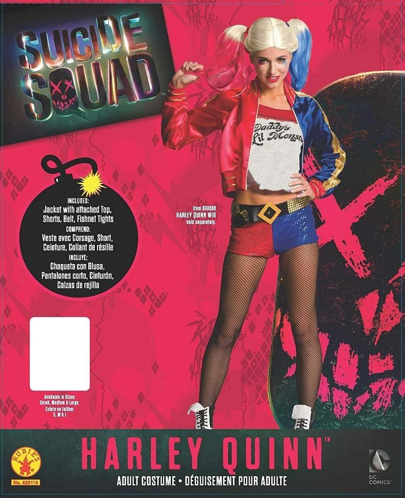 ≥ Harley Quinn Kostuum 4 delig — Carnavalskleding en Feestkleding —  Marktplaats