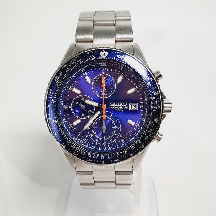 Seiko - Chronograph - Zonder Minimumprijs - 7T92-0CF0 -, Sieraden, Tassen en Uiterlijk, Horloges | Antiek