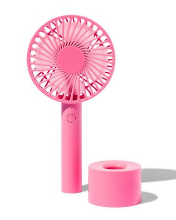 HEMA Handventilator Ø10cm mat roze beschikbaar voor biedingen