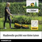Powerplus elektrische grasmaaier POWEG62203 - 1000 W, 320 mm, Ophalen of Verzenden, Zo goed als nieuw