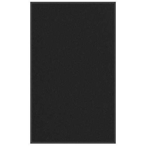 vidaXL Deurmat 90x150 cm zwart, Tuin en Terras, Deurmatten, Nieuw, Verzenden