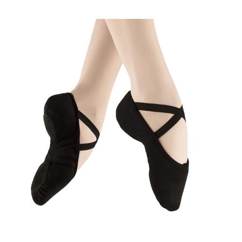 Alista Balletschoenen Vegan Canvas Stretchpro Zwart, Sport en Fitness, Ballet, Verzenden