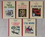 Tintin T2 + T5 + T6 + T7 + T8 - 5 Albums Fac-similé N&B dont, Boeken, Stripboeken, Nieuw