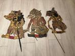 3 wayang kulit - Java - Indonesië