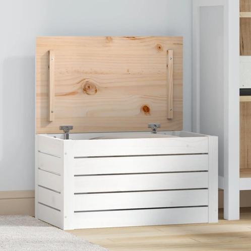 Opbergbox Wit Grenen - Retourdeal - 42% Korting!, Huis en Inrichting, Overige Huis en Inrichting, Nieuw, Ophalen of Verzenden