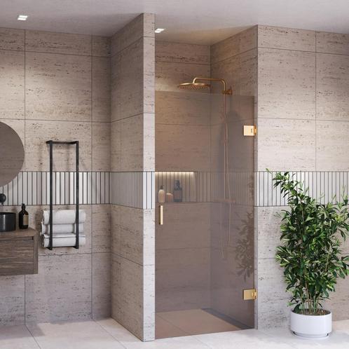 Douchedeur BWS Portos Profielloos Geborsteld Messing Goud, Doe-het-zelf en Verbouw, Sanitair, Douche, Nieuw, Ophalen of Verzenden