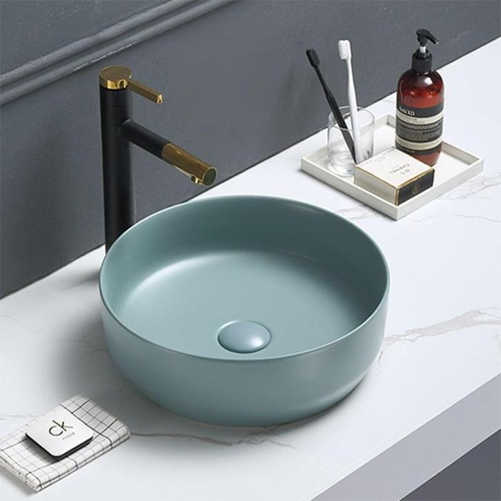 Aria Waskom - Mat Lichtgroen, Huis en Inrichting, Badkamer | Complete badkamers, Nieuw