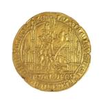 Graafschap Flandre. Lodewijk II van Male. Gehelmde gouden