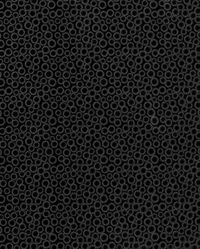 Imitatie Stretch Leer Cirkels Zwart, Hobby en Vrije tijd, Stoffen en Lappen, Zwart, Nieuw