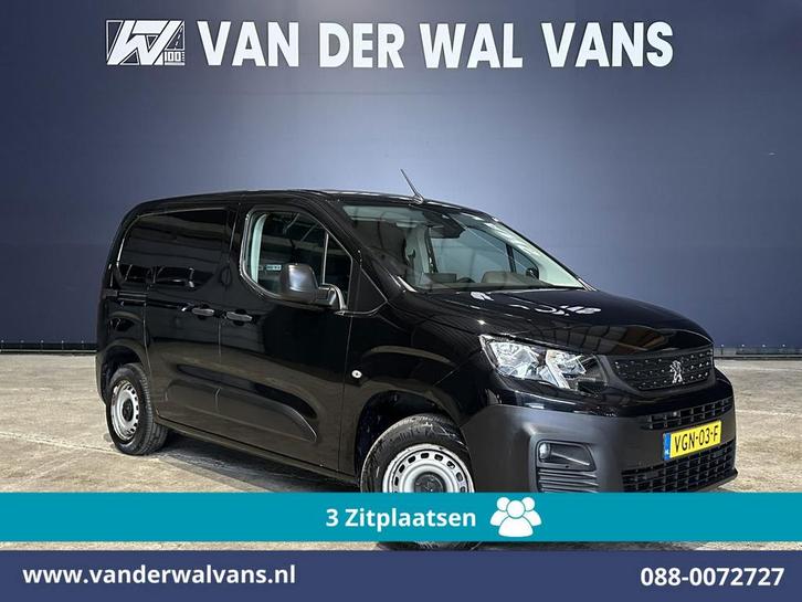Peugeot Partner | 1.5 BlueHDI L1H1 Euro6 Airco | 3-Zits |, Auto's, Bestelauto's, Dealer onderhouden, Lease, Handgeschakeld, Diesel