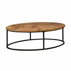 *WOONWINKEL* Tower Living Viola Ovalen Salontafel Naturel, Huis en Inrichting, Tafels | Salontafels, Verzenden, Nieuw