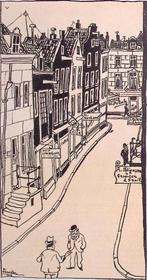 Spotprent Man vergist de sjabbat met een boycot op Duitse..., Antiek en Kunst, Verzenden