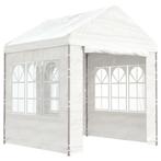 Paviljoen Prieel met dak 2,28x2,23x2,69 m polyetheen wit, Verzenden, Nieuw
