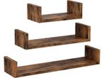 Veiling - iBella Living wandplanken set van 3 U vorm, Huis en Inrichting, Woonaccessoires | Wandplanken en Boekenplanken, Nieuw