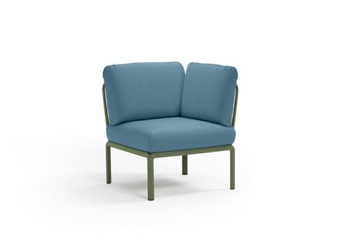 Nardi Komodo loungemodule hoek van glasvezel/Sunbrella -, Tuin en Terras, Tuinsets en Loungesets, Ophalen of Verzenden