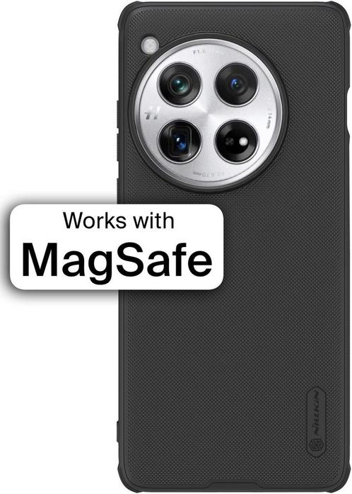 Nillkin OnePlus 12 Hoesje Super Frosted Shield Pro [MagSafe], Telecommunicatie, Mobiele telefoons | Hoesjes en Frontjes | Overige merken