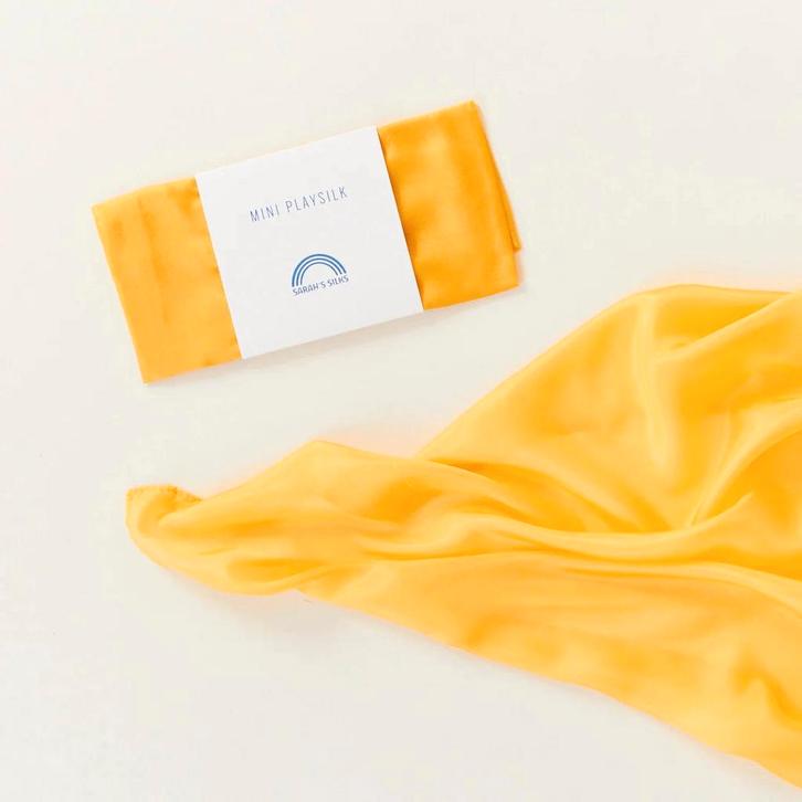 Sarahs Silks Mini Speelzijde Goud - 53x53cm, Kinderen en Baby's, Speelgoed | Overig