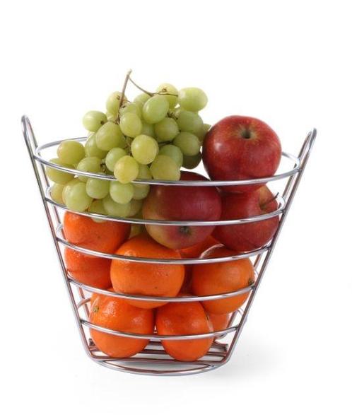 Fruitkorf - draadijzer - Ø21,5x(H)20,5cm, Zakelijke goederen, Horeca | Keukenapparatuur, Nieuw in verpakking, Verzenden